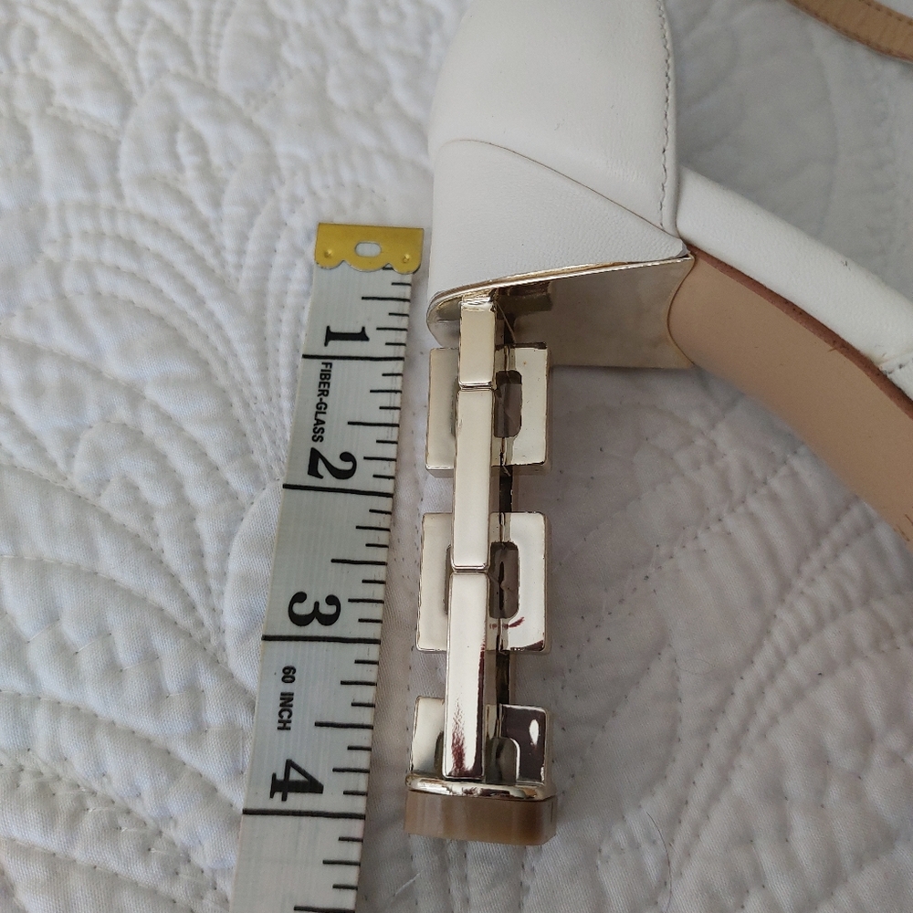 KATY PERRY " THE VILAN" WHITE STILETTO HEELS - Picture 6 of 11